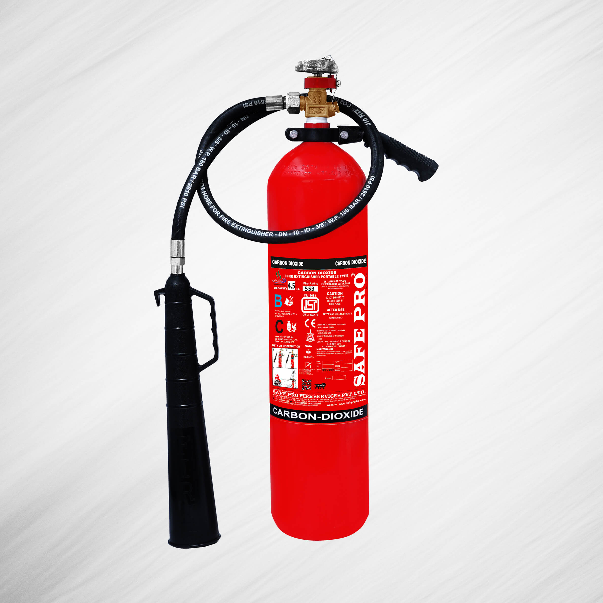 SB Industriac Needs - Service - CO2 TYPE FIRE EXTINGUISHERS